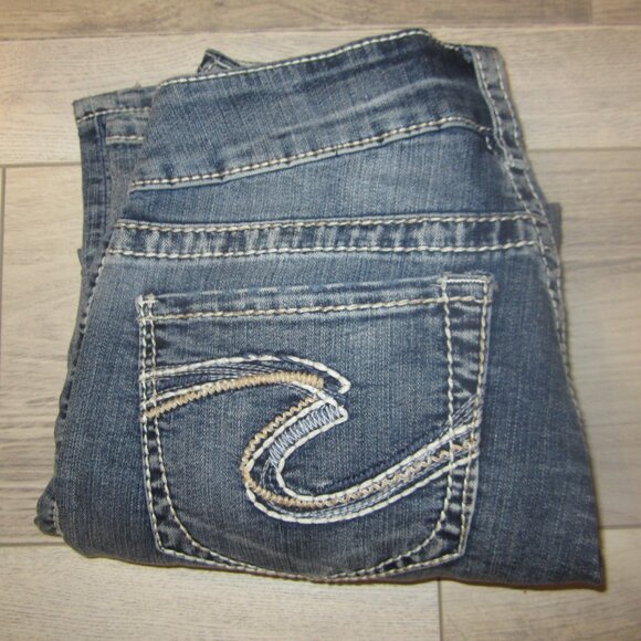 Embroidered Silver Jeans - Picture 6 of 7